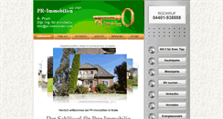 Desktop Screenshot of pr-immobilien.com